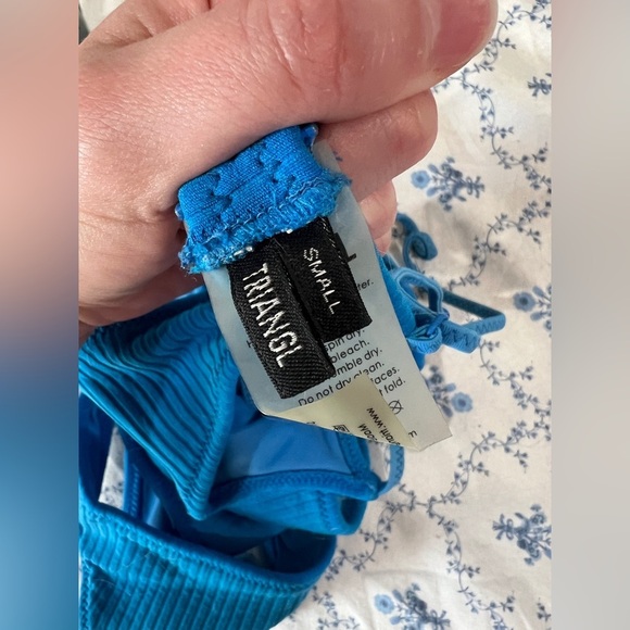 Triangl Blue Bikini Set – Size Small - Picture 5 of 5